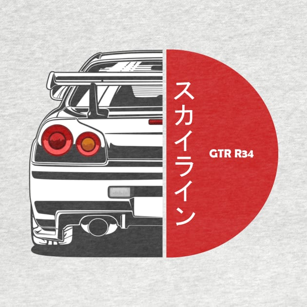 Nissan Skyline GTR R34 by T-JD